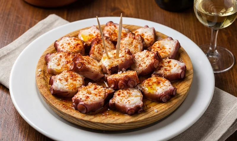 Pulpo á Feira - La Parrilla de Champi, Noia